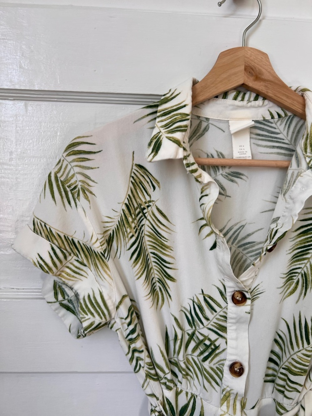 H&M Palm Leaf Dress